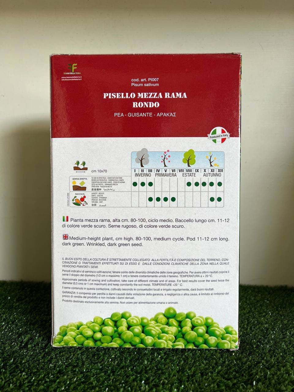 Sementi Piselli | Mezza Rama Rondo