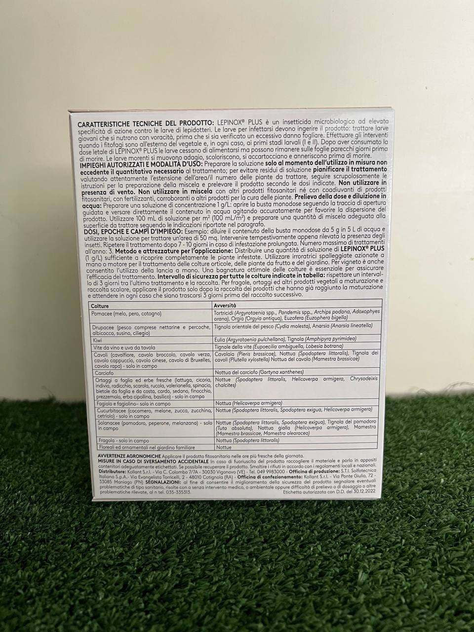 Insetticida Biologico | Lepinox Plus